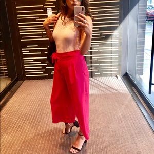 Hot pink Zara pants!!